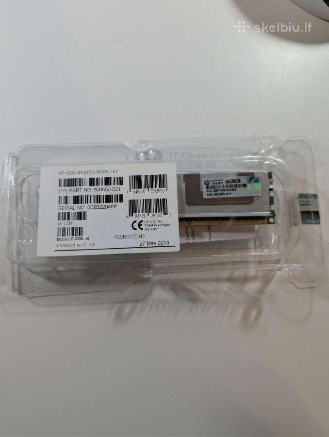 Hp 16gb server RAM - nuotraukos Nr. 2