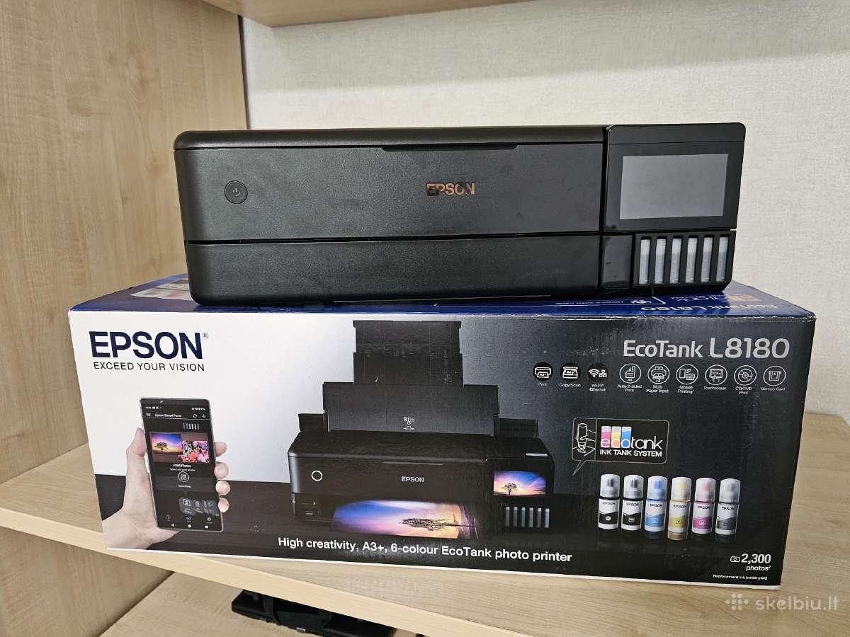 Daugiafunkcis spausdintuvas Epson Ecotank L8180 A3 - nuotraukos Nr. 2