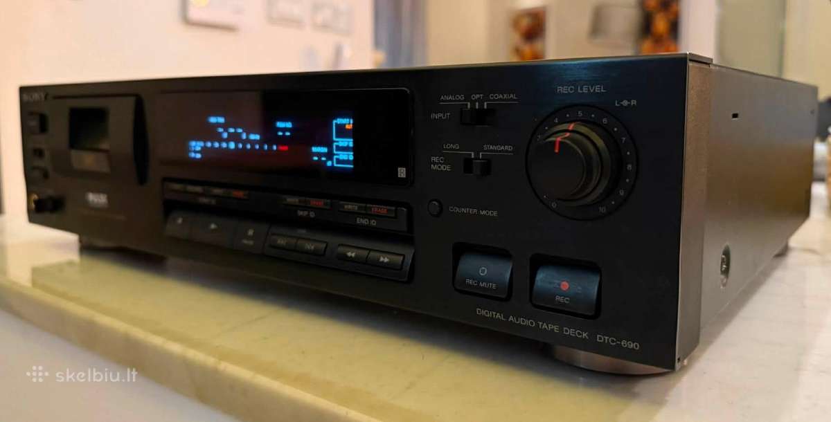 Sony Dtc-690 Digital Audio Tape Dat Deck - nuotraukos Nr. 2