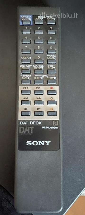 Sony Dtc-690 Digital Audio Tape Dat Deck - nuotraukos Nr. 4