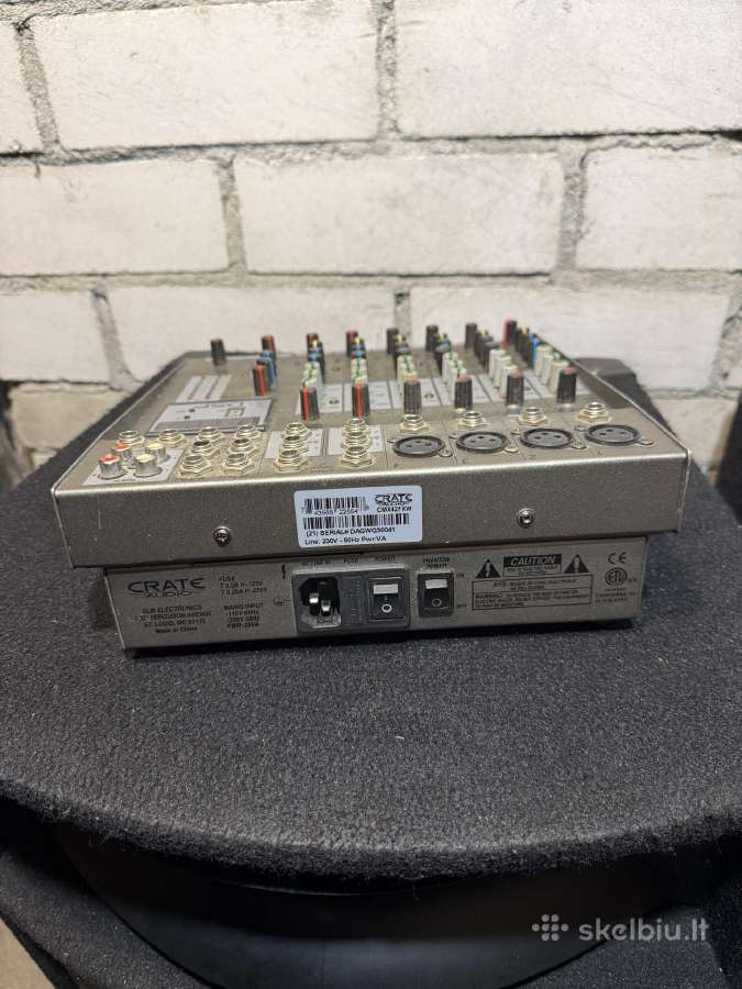 Garso pultas Crate Audio Cmx42fx ir kita - nuotraukos Nr. 2