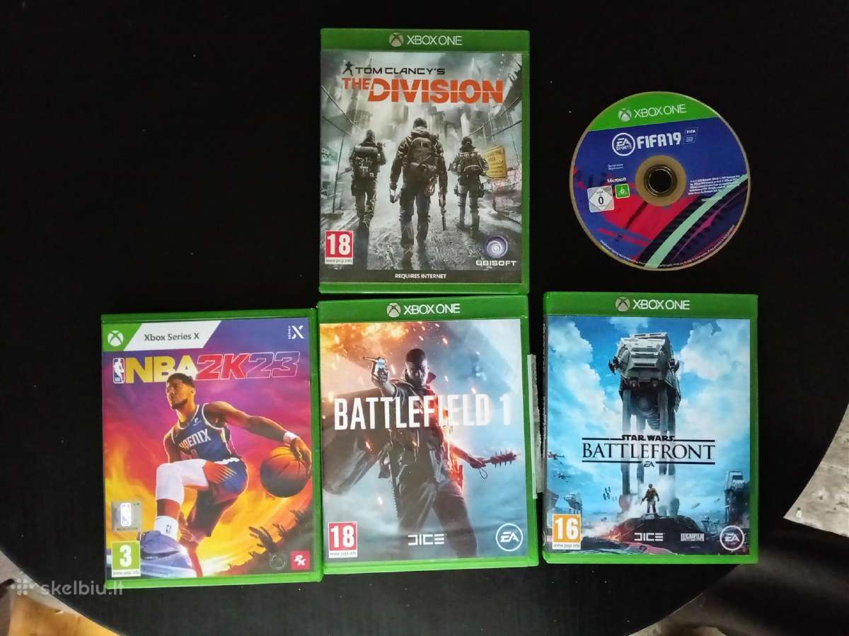 Naudotas Xbox series X su 5 žaidimo diskais - nuotraukos Nr. 3