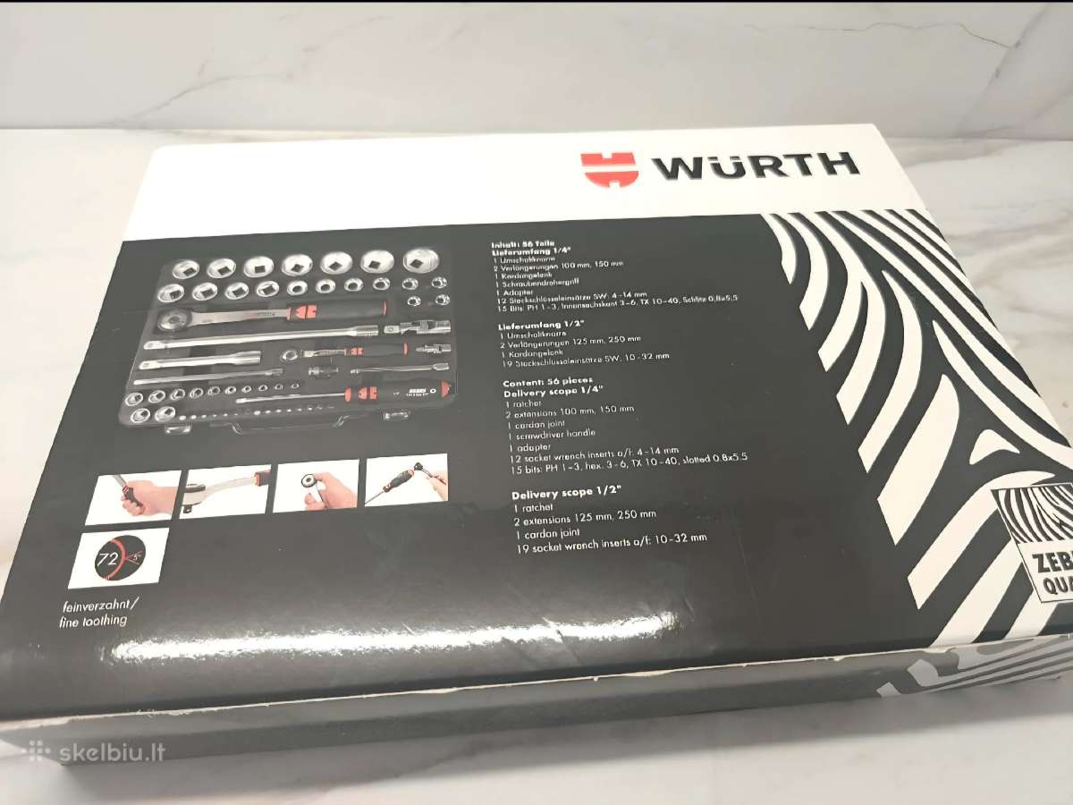 Naujas Würth raktų komplektas - nuotraukos Nr. 4