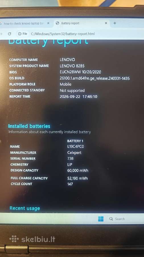 Lenovo Legion 5 15arh05 - nuotraukos Nr. 9