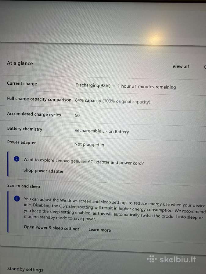 Lenovo Thinkpad P1 Gen 6, 32gb, Rtx 4060, i7, 1tb - nuotraukos Nr. 7