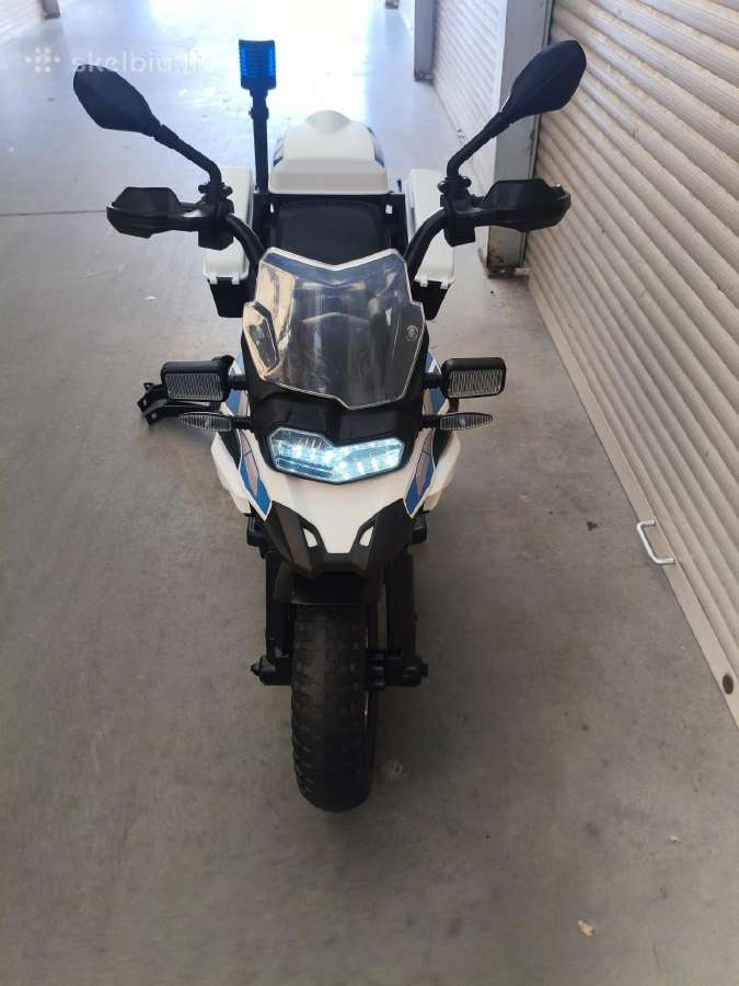 Vaikiškas vienvietis elektrinis policijos motocikl - nuotraukos Nr. 4
