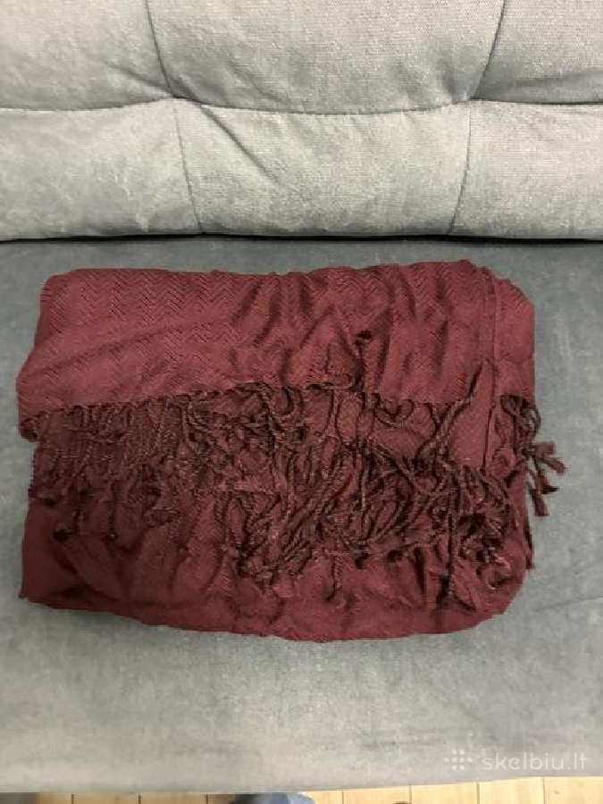 Originalus Zara Man bordo spalvos šalis su kutais - nuotraukos Nr. 3