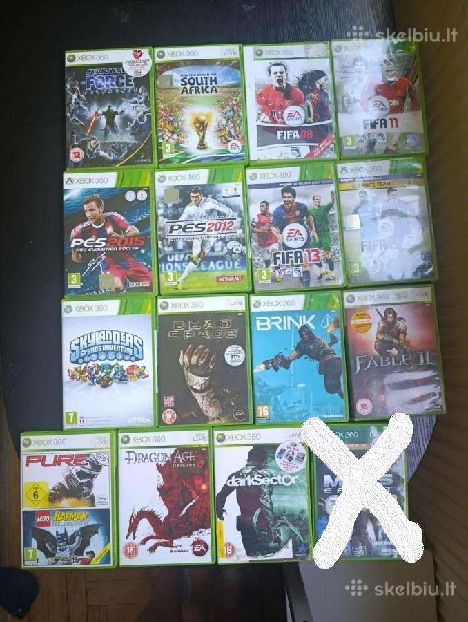 Naudoti Xbox 360 originalus žaidimai - nuotraukos Nr. 3