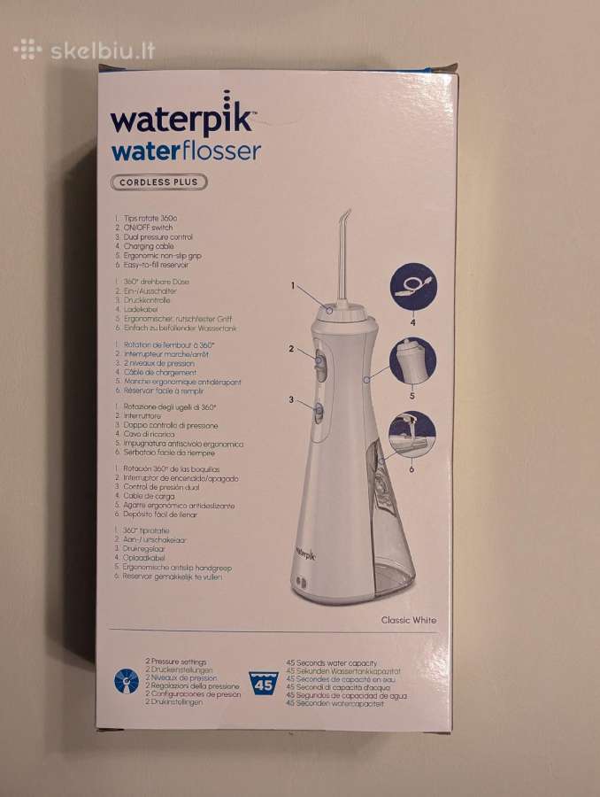Naujas Waterpik 450 Cordless Plus - nuotraukos Nr. 2