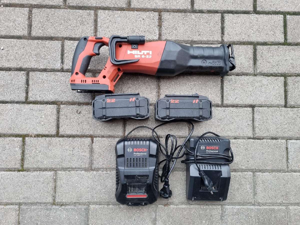 Pigiai Hilti Nuron 22v pjūklas ir akumuliatoriai - nuotraukos Nr. 2