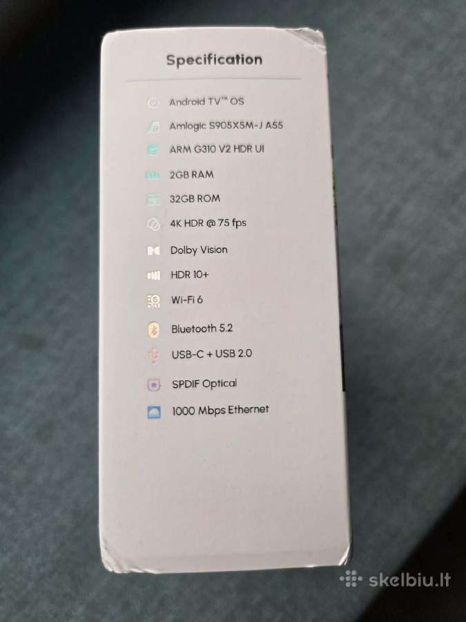 Parduodu nauja Rocktek G2s Uhd Google TV priedeli - nuotraukos Nr. 3