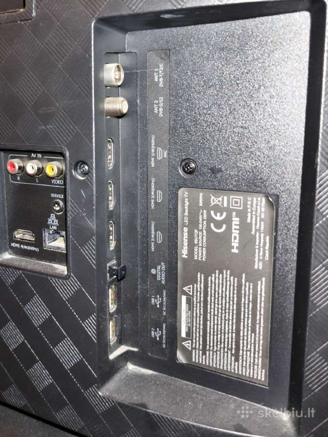 Hisense 65" televizorius su defektu - nuotraukos Nr. 5
