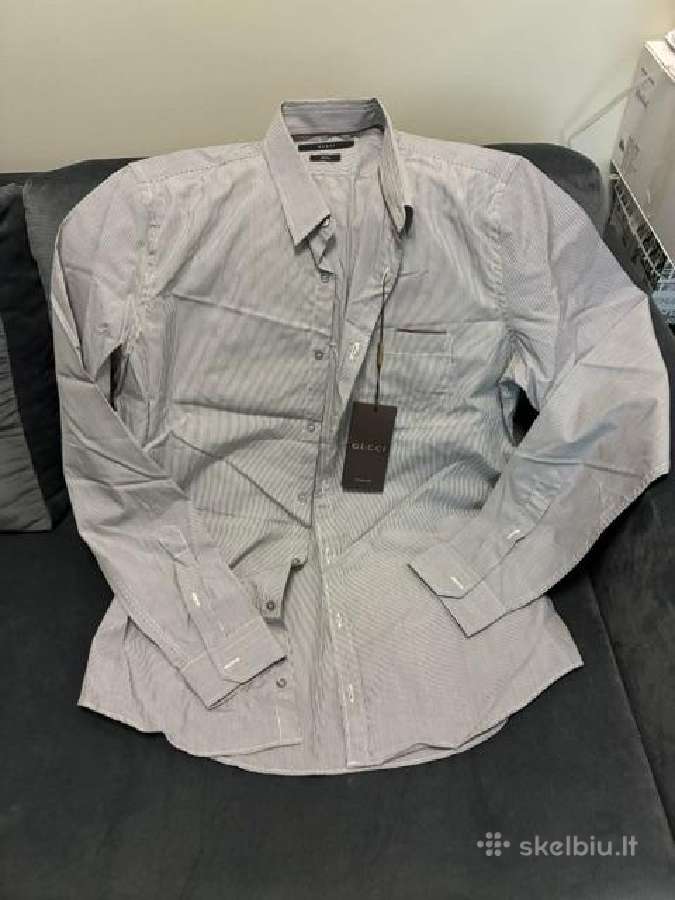 Nauji originalūs Gucci Skinny vyriški marškiniai s - nuotraukos Nr. 3