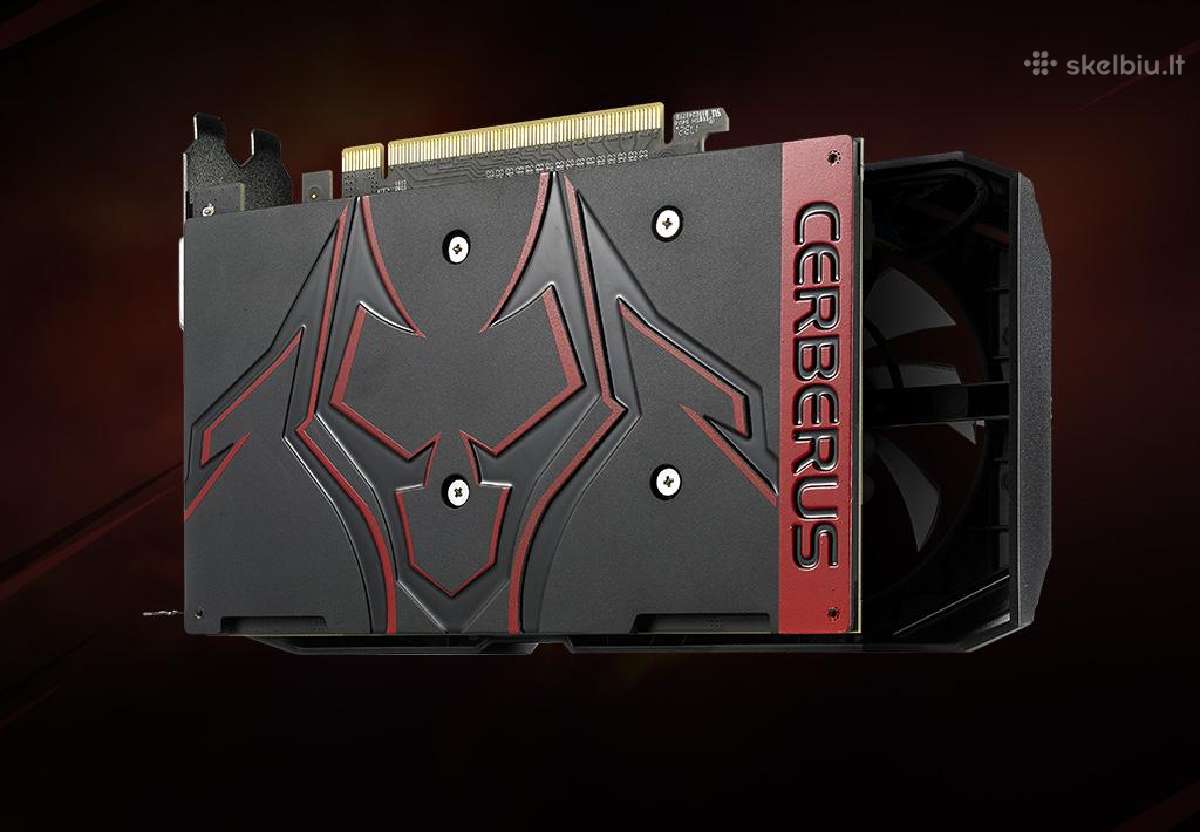 Gtx 1050 ti (cerberus edition) vaizdo plokste - nuotraukos Nr. 2