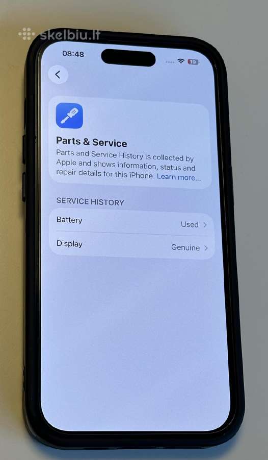 iPhone 14 Pro 128gb Black - 100% Battery - nuotraukos Nr. 9