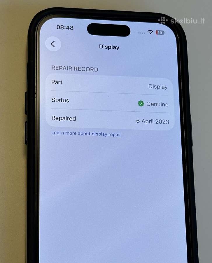 iPhone 14 Pro 128gb Black - 100% Battery - nuotraukos Nr. 10