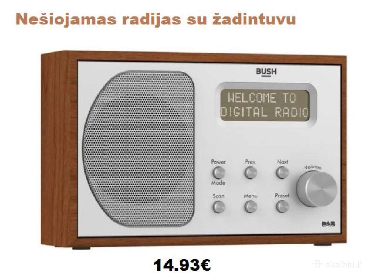 Radijas žadintuvas miegamojo laikrodis - nuotraukos Nr. 2