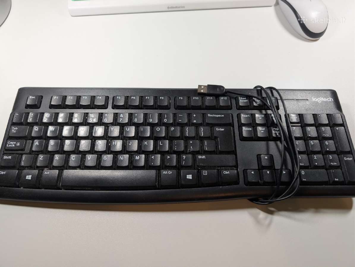 Logitech Usb klaviatūra [Us] - nuotraukos Nr. 2