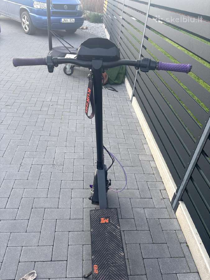 Elektrinis paspirtukas kukirin g2 su vustom - nuotraukos Nr. 2