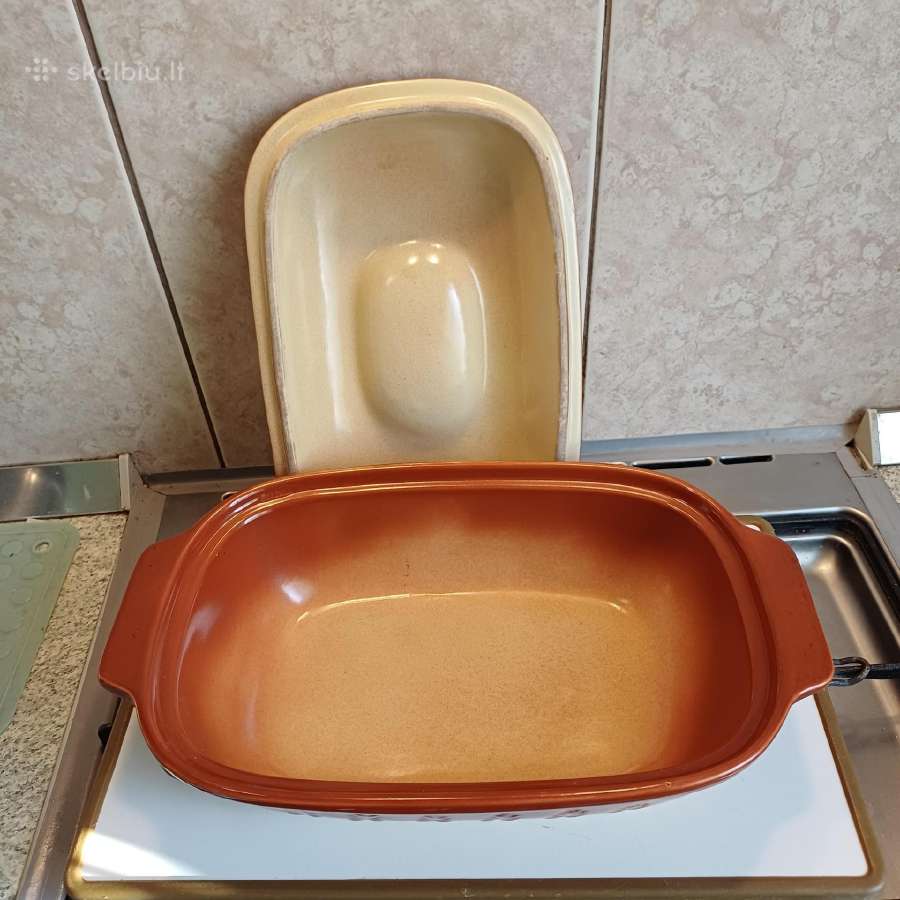 Vintažinis itališkas kepimo indas /troškintuvas - nuotraukos Nr. 2