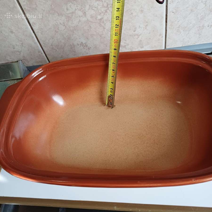 Vintažinis itališkas kepimo indas /troškintuvas - nuotraukos Nr. 6