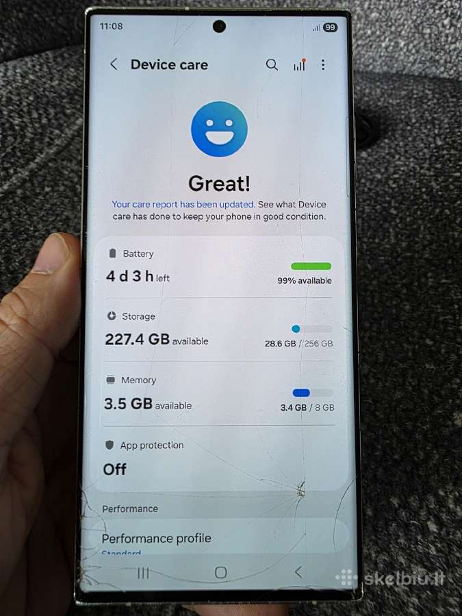Samsung galaxy S23 ultra 256gb - nuotraukos Nr. 8