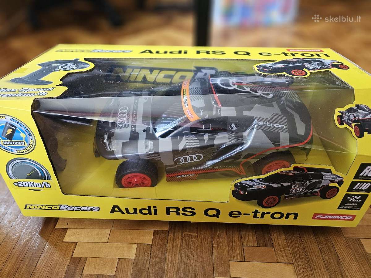 Įkraunamas Ninco Audi RS Q E-tron, net 1:10, Dakar - nuotraukos Nr. 2