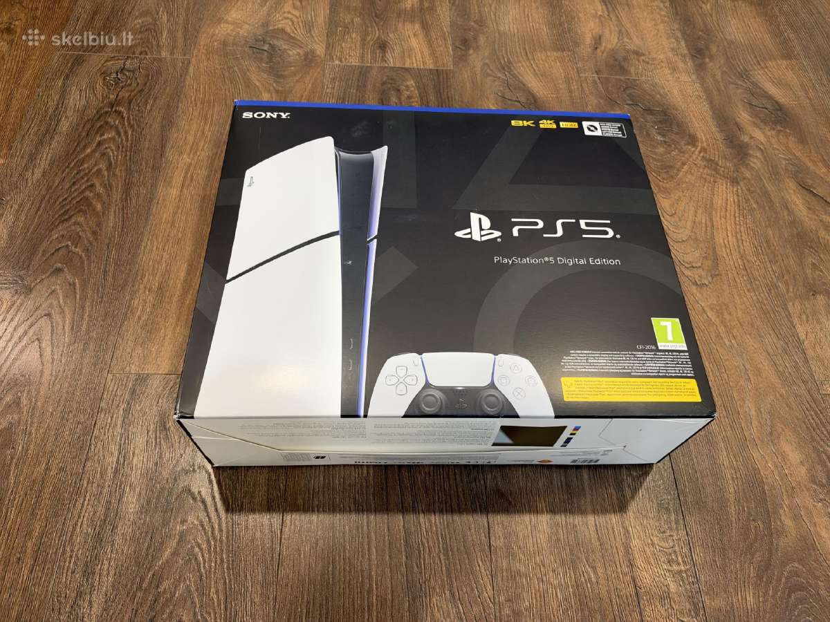 Playstation 5 Slim Digital Balta - nuotraukos Nr. 10
