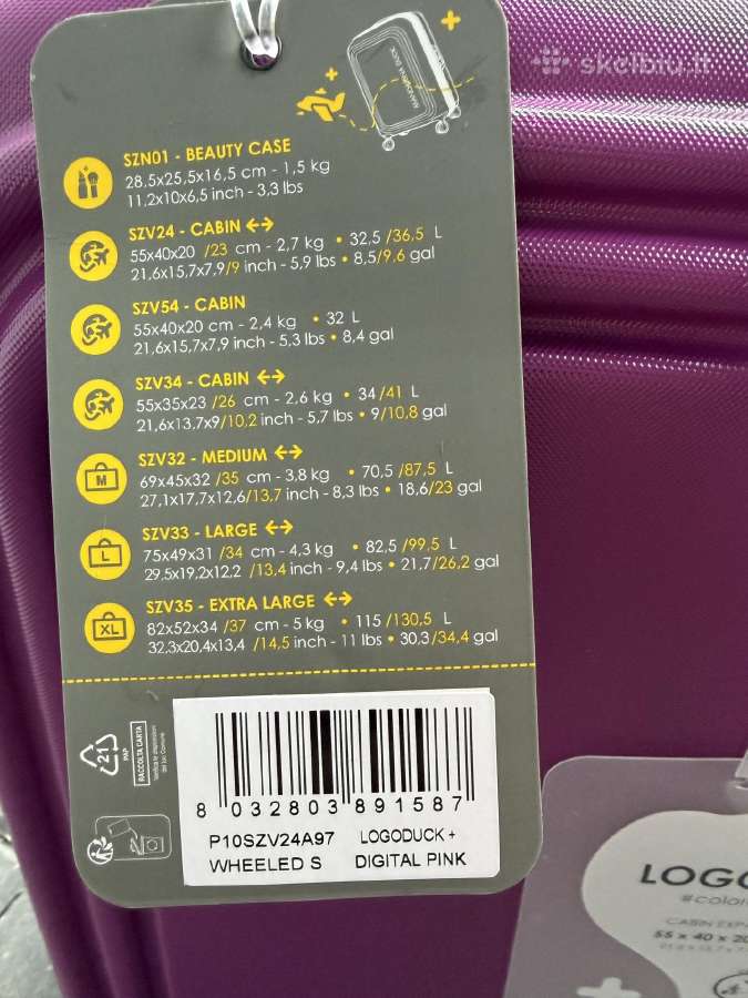 Nauji rankinio bagažo lagaminai Mandarina Duck - nuotraukos Nr. 5