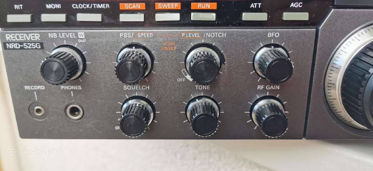 Jrc Nrd-525g Lw/mw/sw Ssb Radijo Imtuvas - nuotraukos Nr. 6
