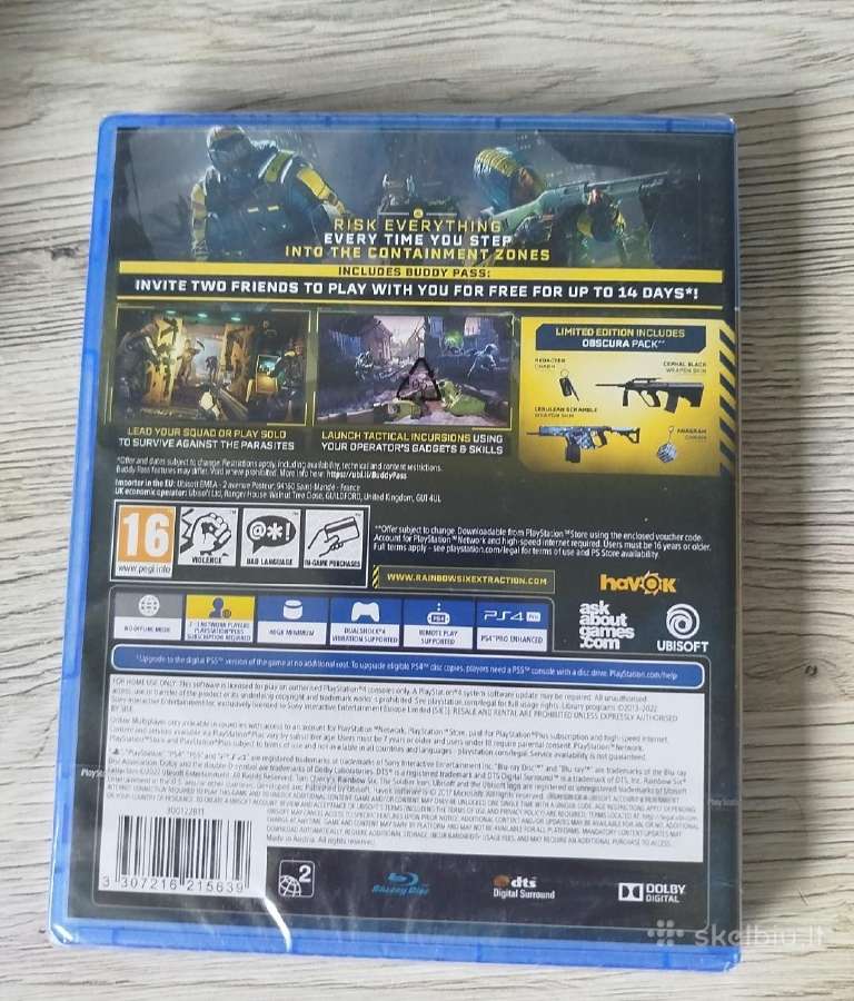 Ps4 ir ps5 rainbow six siege limited edition - nuotraukos Nr. 2