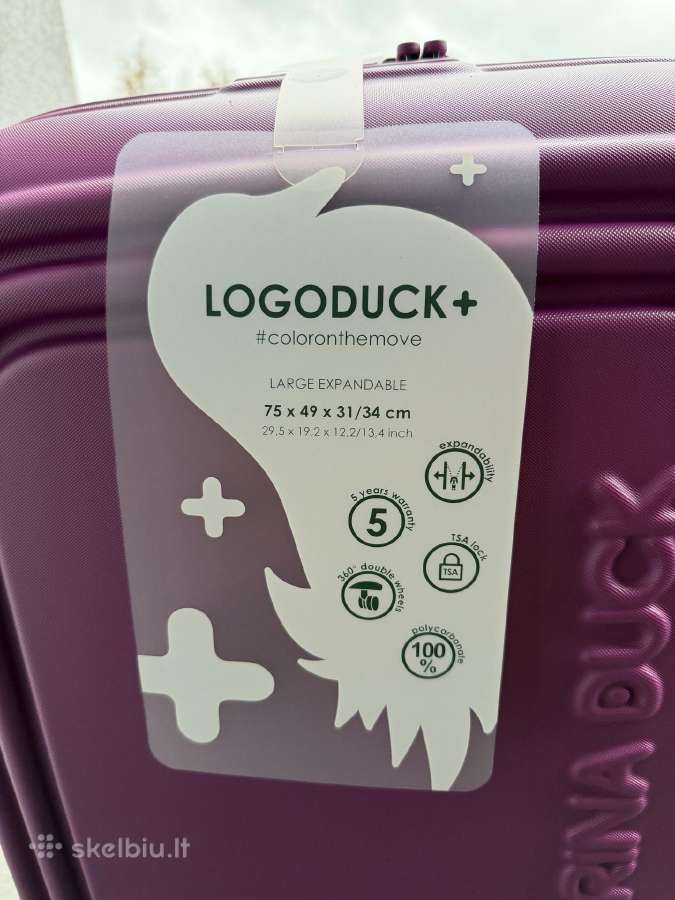 Nauji Mandarina Duck L dydžio lagaminai - nuotraukos Nr. 3