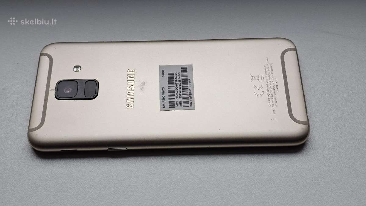 Samsung Galaxy A6 32gb - nuotraukos Nr. 3
