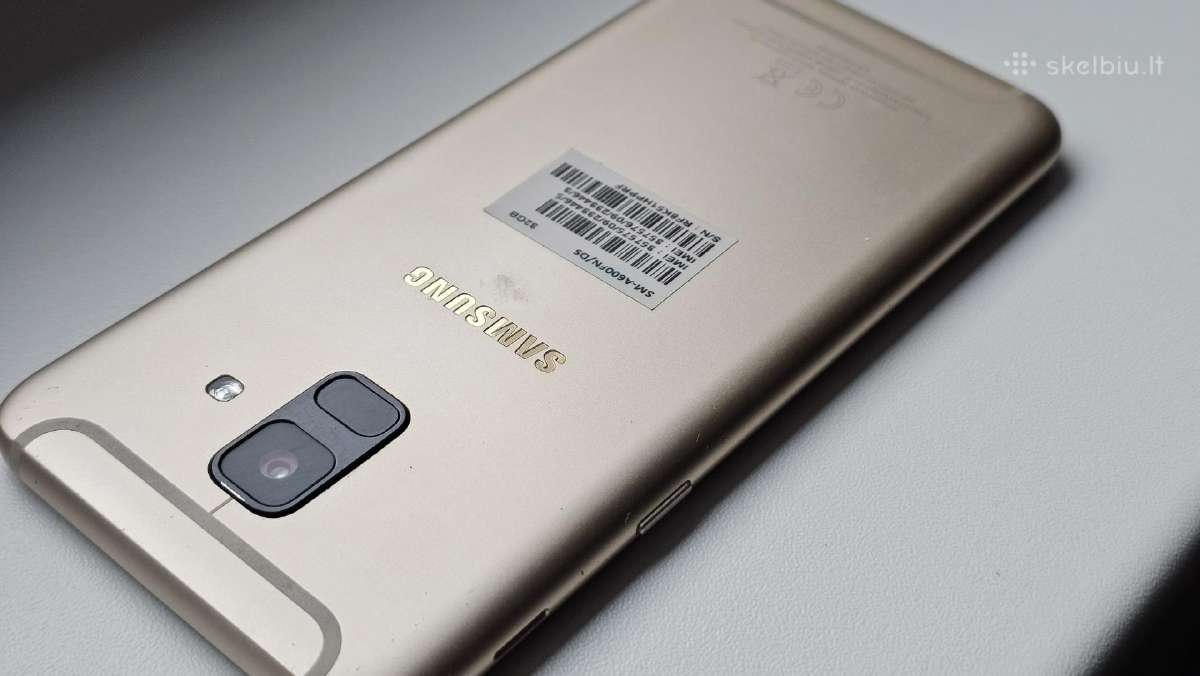Samsung Galaxy A6 32gb - nuotraukos Nr. 4