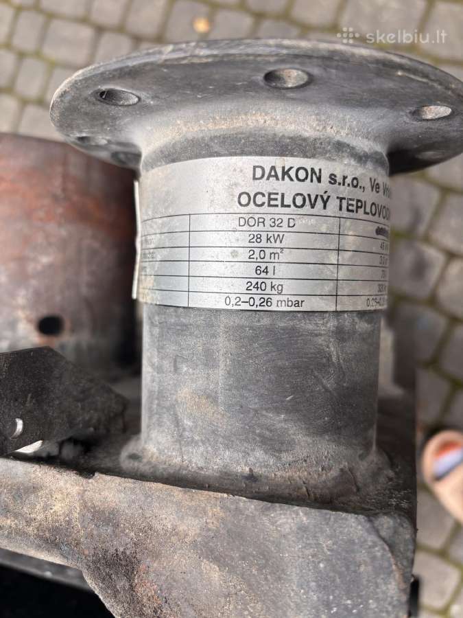 Dakon Dor32 kiero kuro katilas - nuotraukos Nr. 9