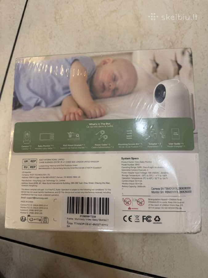 Nauja Momcozy mobili auklė, kamera - nuotraukos Nr. 5