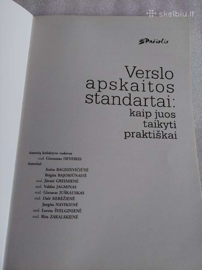 Verslo apskaitos standartai - nuotraukos Nr. 2