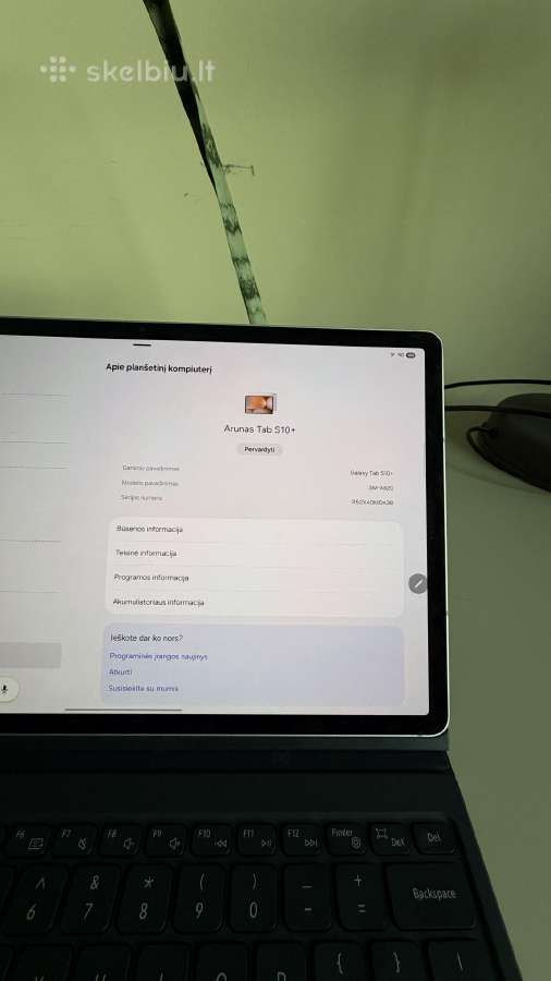 Samsung Galaxy Tab S10+ 12/256 + klaviatūra - nuotraukos Nr. 5