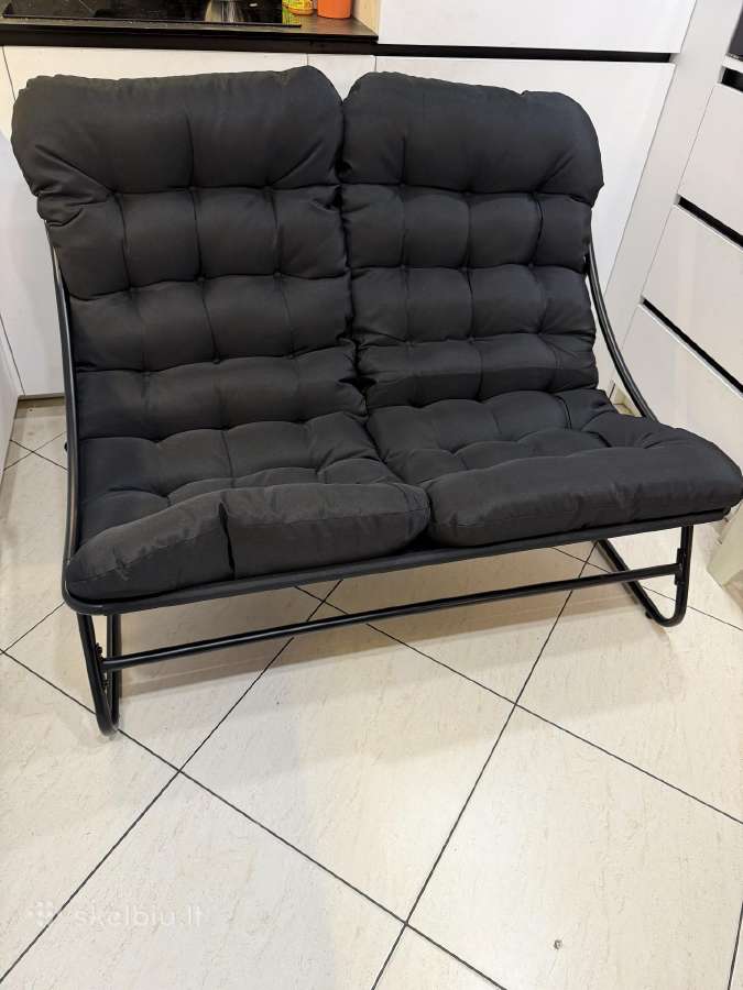 Lauko dvivietė sofa - nuotraukos Nr. 3