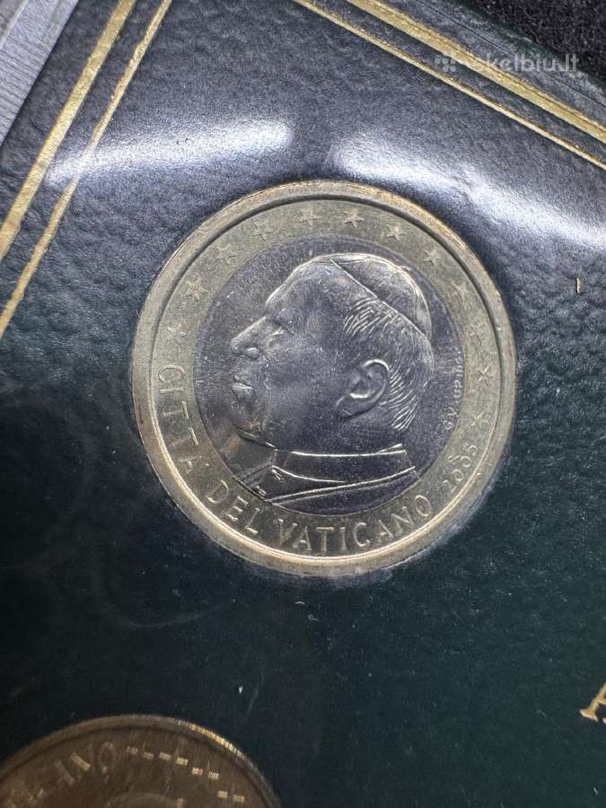 2005 metų Vatikano eurų rinkinys Bu kortelėje - nuotraukos Nr. 4