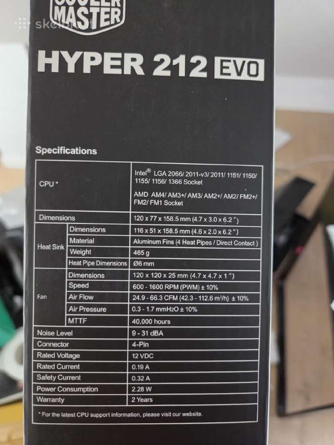 Gigabyte Ga-h270 su: 16gb RAM, i7 7700 Cpu+fan - nuotraukos Nr. 6