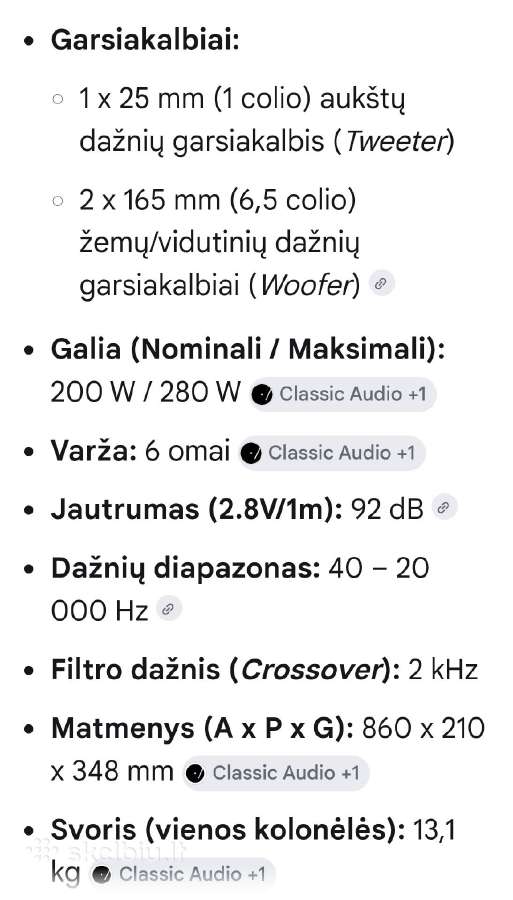 Monitor audio bronze6, Energy, Jamo, Dali - nuotraukos Nr. 32