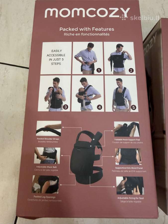 Naujos Momcozy ergonominės kūdikių nešyklės - nuotraukos Nr. 5
