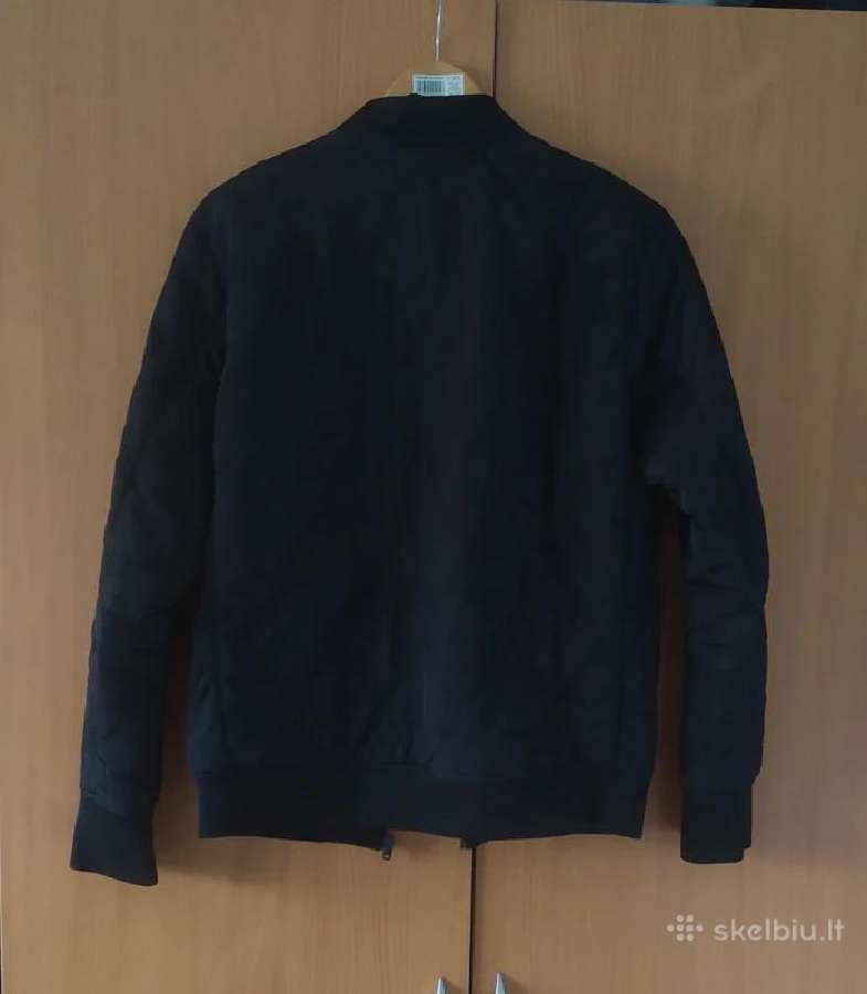Jack & Jones pavasarinė juoda vyriška striukė M - nuotraukos Nr. 3