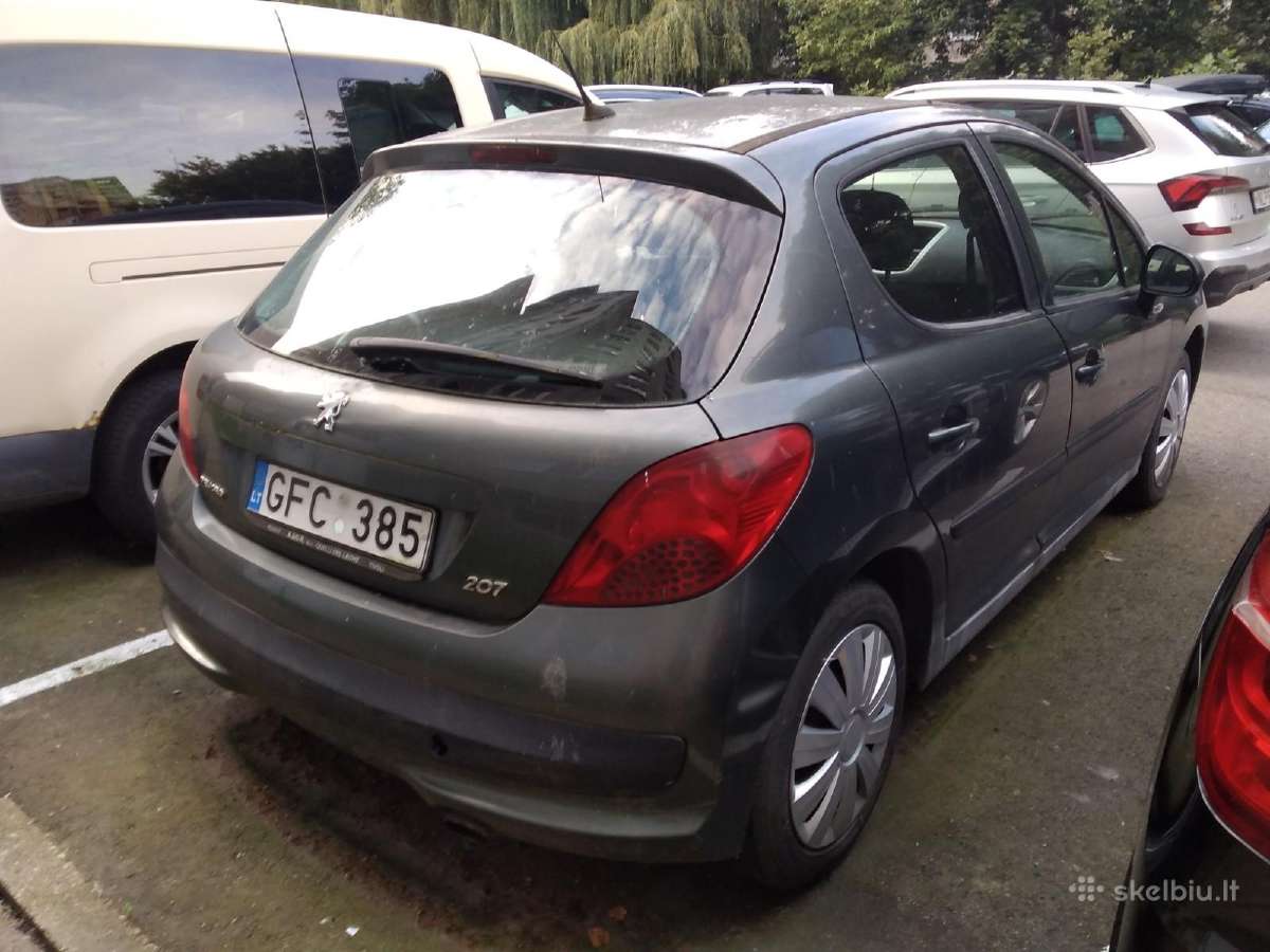 Parduodamas Peugeot 207 2006/09 1,5l - nuotraukos Nr. 4