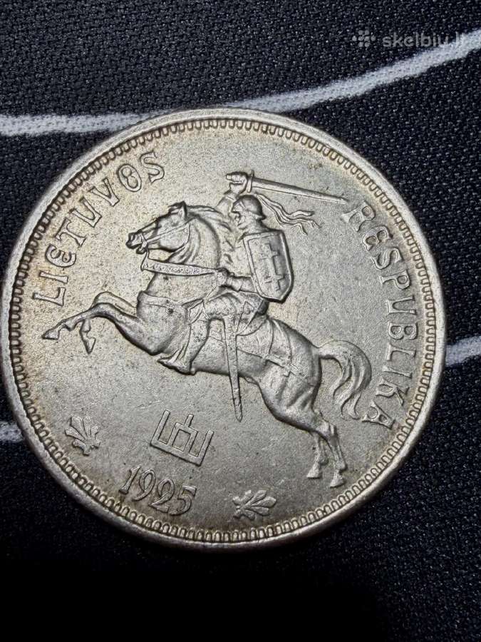 Parduodama 1925 m. Lietuvos Respublikos 5 litų - nuotraukos Nr. 3