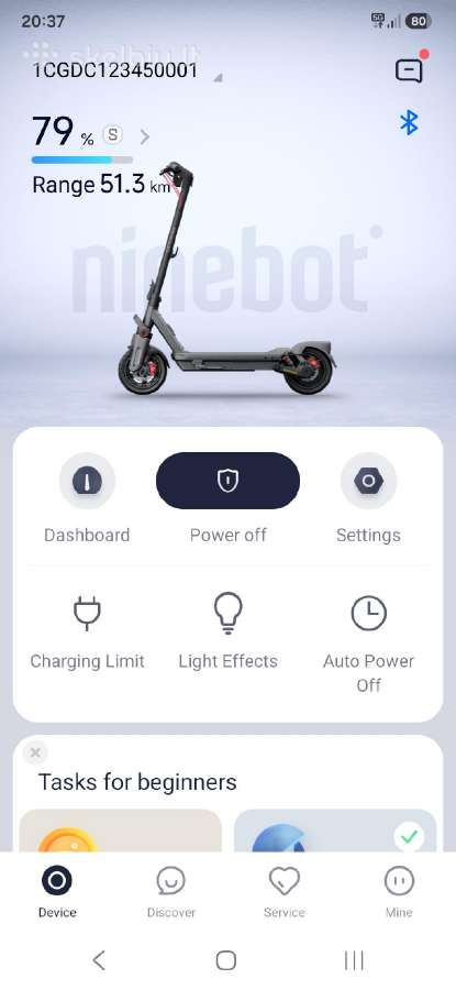 Segway Max G3 E 2000w, + papildoma baterija 48v - nuotraukos Nr. 5