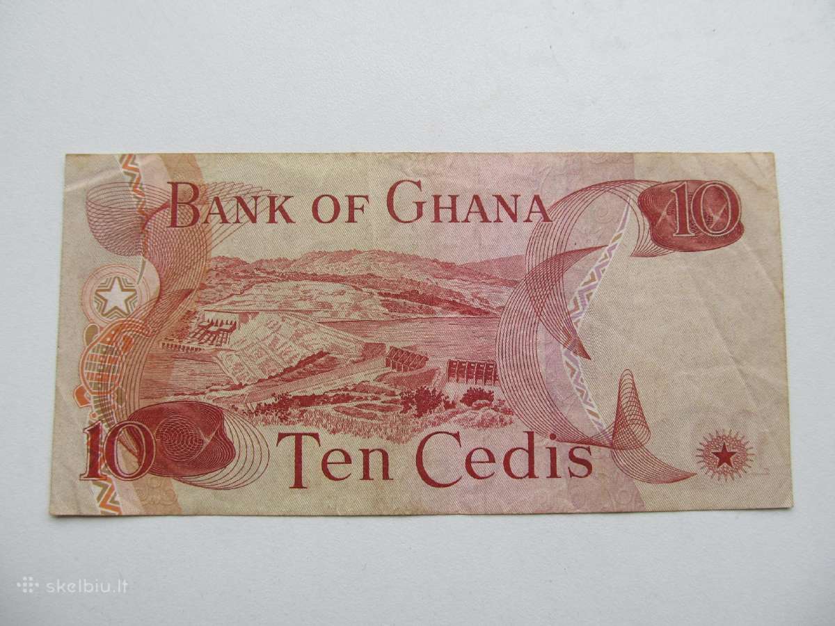 10 cedis , Gana , 1978 - nuotraukos Nr. 2