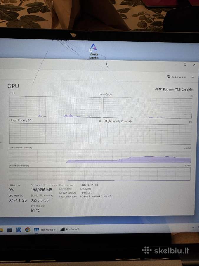 Dell Inspiron 14 7435 2-in-1 Ryzen 5 7350u 512gb - nuotraukos Nr. 14