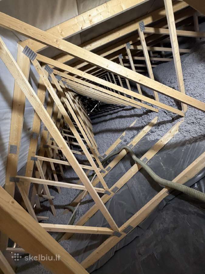Perdangų, palėpių bei stogų šiltinimas biria vata - nuotraukos Nr. 10